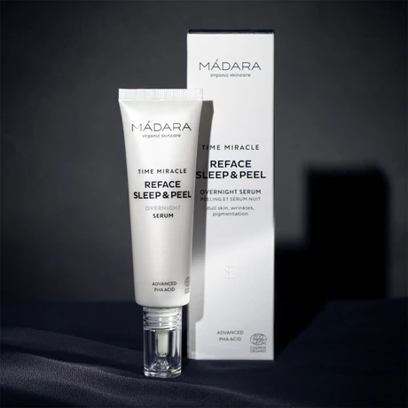 Mádara Time Miracle Reface Sleep&Peel Bőrmegújító éjszakai szérum (30 ml)