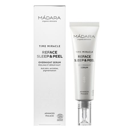 Mádara Time Miracle Reface Sleep&amp;Peel Bőrmegújító éjszakai szérum (30 ml)