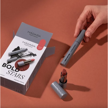 Mádara BOLD STARS Szempillaspirál és rúzs duó szett (1 db)