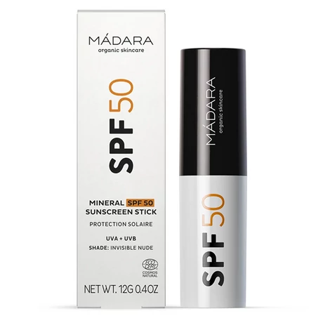 Mádara SPF50 Ásványi Fényvédő Stick (12 g)