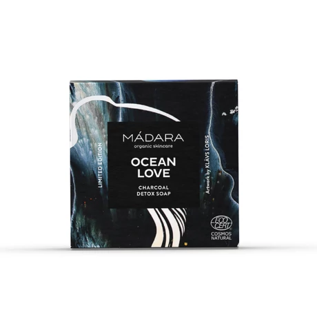 Mádara Ocean Love Detox szappan aktív szénnel (90 g)