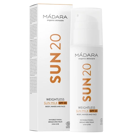 Mádara Sun 20 Súlytalan naptej SPF20 (150 ml)
