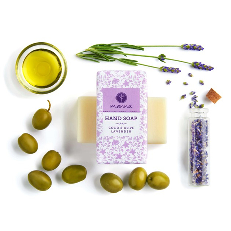 Manna COCO kézmosó szappan olívaolajjal és levendulával (90 g)
