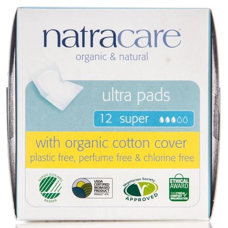  Natracare bio betét - szárnyas, super (12 db)