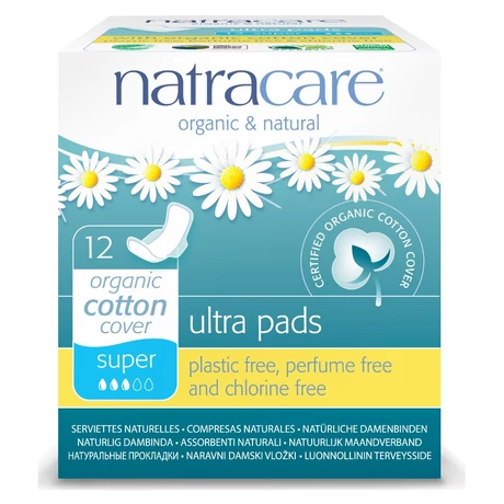 Natracare bio betét - szárnyas, super (12 db)