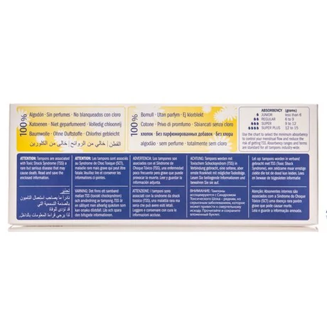 Natracare bio tampon - super (20 db)