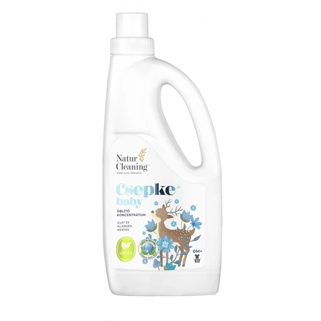 NaturCleaning Csepke baby hipoallergén öblítő - 0M+ (1 l)