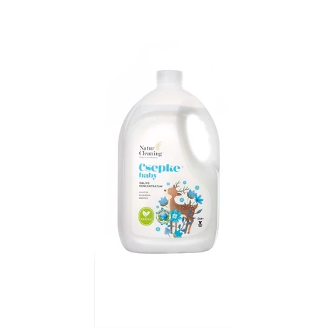 NaturCleaning Csepke baby hipoallergén öblítő - 0M+ (4 l)