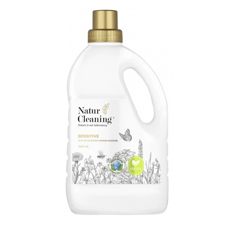 Naturcleaning Sensitive Illat- és allergénmentes mosógél (1,5 l)