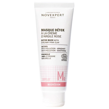 NOVEXPERT Méregtelenítő pink agyag krémmaszk érzékeny bőrre (75 ml)