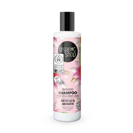 Organic Shop Shine sampon - vízililiom, amarant (280 ml)