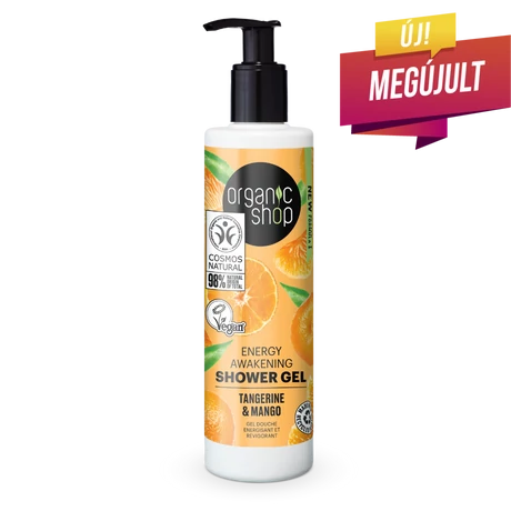 Organic Shop Energy tusfürdő - mandarin, mangó (280 ml)