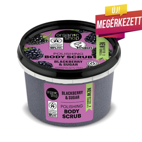 Organic Shop Polishing testradír - szeder, cukor (250 ml)