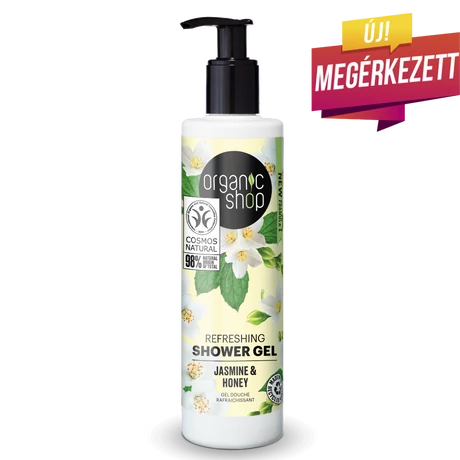 Organic Shop Refreshing tusfürdő jázminnal és mézzel (280 ml)