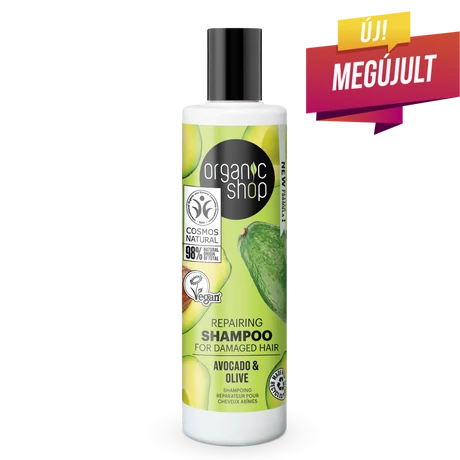 Organic Shop Regeneráló sampon - olíva, avokádó (280 ml)