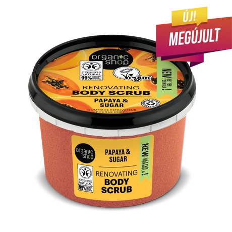 Organic Shop Renovating stradír - papaya, cukor (250 ml)