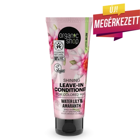 Organic Shop Shine öblítésmentes kondicionáló - vízililiom, amaránt (75 ml)