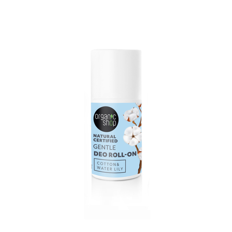Organic Shop Minősített golyós dezodor gyapottal és tavirózsával (50 ml)