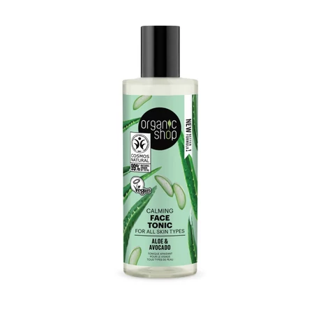 Organic Shop Nyugtató arctonik - aloe vera, avokádó (150 ml)