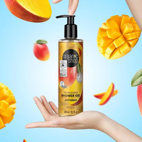 Organic Shop Frissítő tusfürdő mangóval (280 ml)