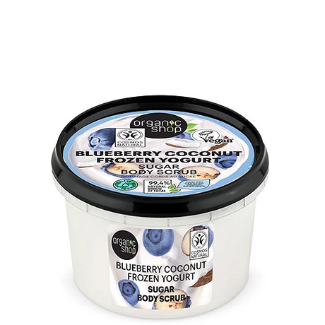 Organic Shop Frozen joghurt testradír - áfonya, kókusz (250 ml)