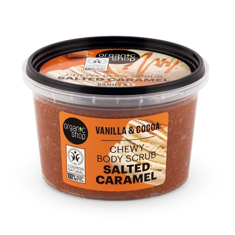Organic Shop Salted Caramel testradír - vanília, kakaó  (250 ml)