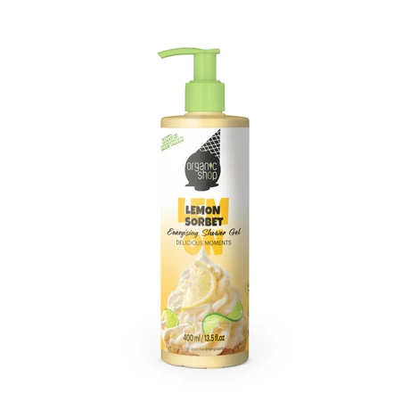 Organic Shop &quot;Citrom sorbet” Energizáló tusfürdő gél (400 ml)