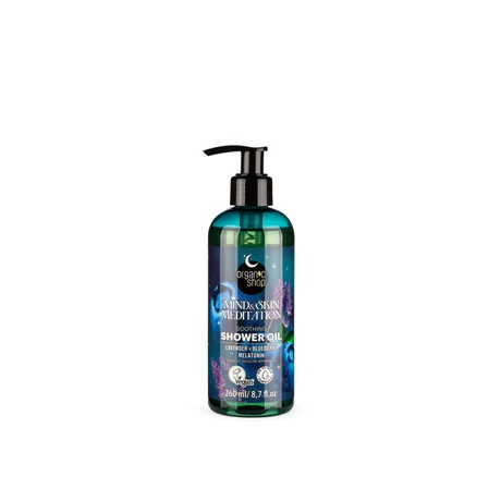 Organic Shop Nyugtató tusolóolaj levendulával, áfonyával és melatoninnal (260 ml)