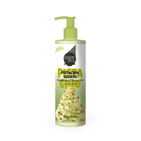 Organic Shop “Pisztácia fagyi” Revitalizáló tusfürdő gél (400 ml)
