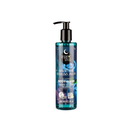 Organic Shop Relaxáló tusfürdő levendulával, áfonyával és melatoninnal (280 ml)