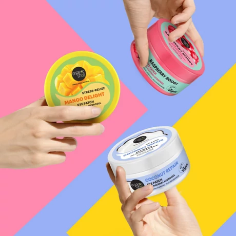 Organic Shop Természetes hidrogél szemmaszk kókusztejjel és niacinamiddal (60 db)