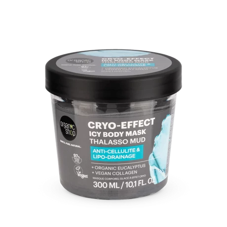 Organic Shop Cryo-hatás hűsítő jeges testpakolás Thalasso iszappal (300 ml)
