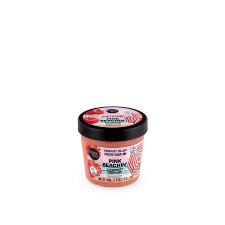 Organic Shop Pink Beaching! Ragyogást adó testradír eperpezsgővel (300 ml)