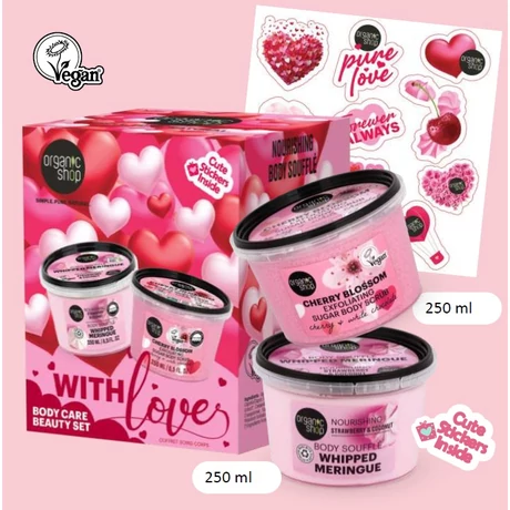 Organic Shop WITH LOVE Testápoló szépségszett (1 db)