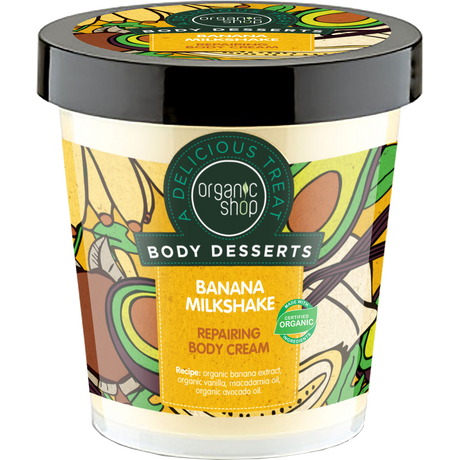 Organic Shop Banán Shake Regeneráló testápoló (450 ml)