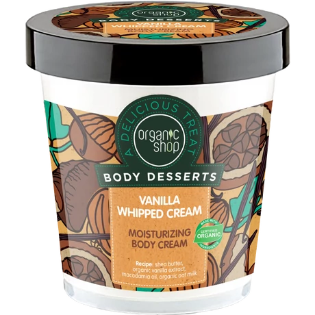 Organic Shop Vaníliahab Hidratáló testápoló (450 ml)