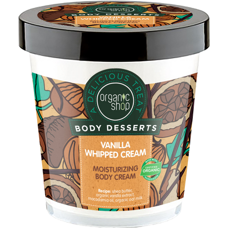 Organic Shop Vaníliahab Hidratáló testápoló (450 ml)