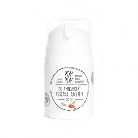 PomPom Botanikuskert éjszakai krém - 30+ érzékeny bőrre gojival (50 ml)