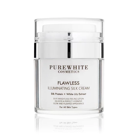 Pure White Ragyogást Adó Arckrém selyemproteinnel, gyöngyházfénnyel (50 ml)
