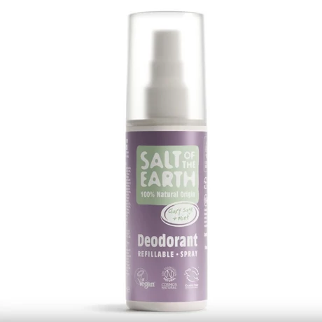 SALT OF THE EARTH Zsálya és menta dezodor spray (100 ml)