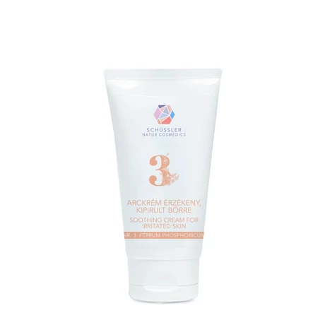 Nr.3 Schüssler natúr arckrém érzékeny, kipirult bőrre (75 ml)