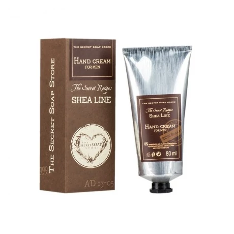 Secret Soap SHEA LINE - Kézkrém férfiaknak 20% sheavaj tartalommal (80 ml)