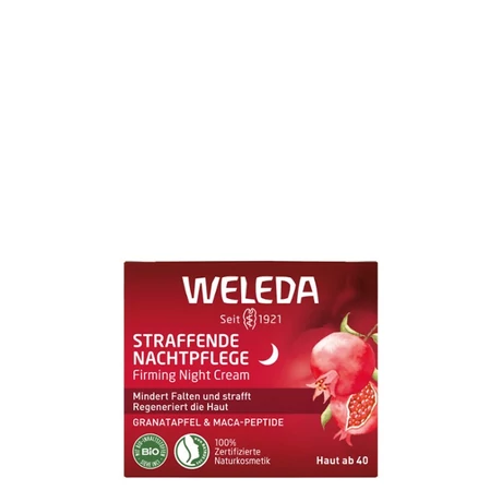 Weleda Bőrfeszesítő éjszakai arckrém - gránátalmas, maca peptidek (40 ml)