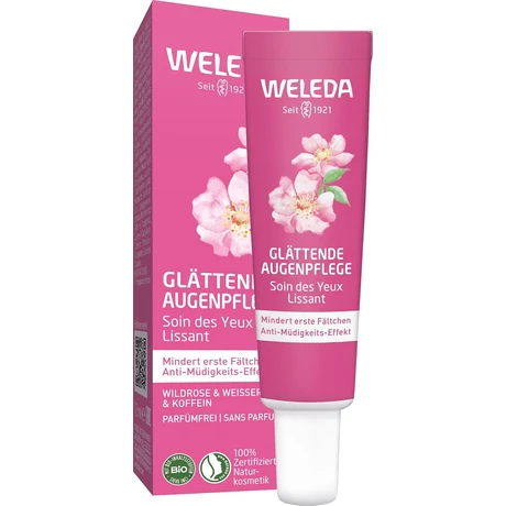 Weleda Bőrsimító Szemkörnyékápoló krém vadrózsával és fehér teával (12 ml)