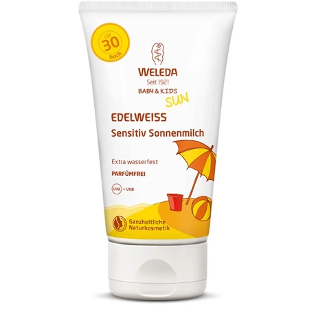 Weleda Edelweiss fényvédő testápoló érzékeny bőrre SPF30 (150 ml)