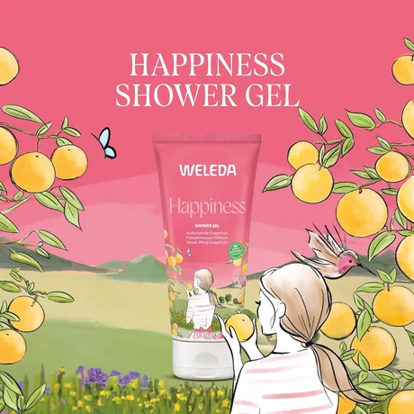 Weleda Happiness Aroma Krémtusfürdő (200 ml)