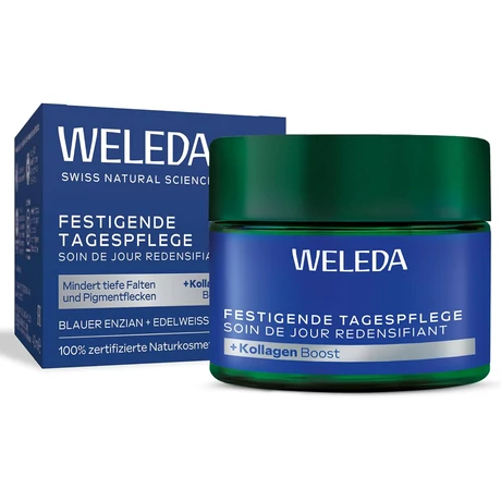 Weleda 50+ Öregedésgátló nappali arckrém kék enciánnal és havasi gyopárral (40 ml)