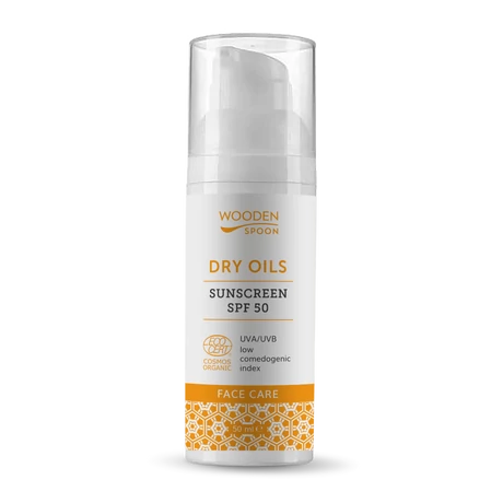 Wooden Spoon Bio Fényvédő arcápoló SPF50 (50 ml)