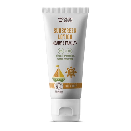 Wooden Spoon Bio naptej és testápoló SPF 30