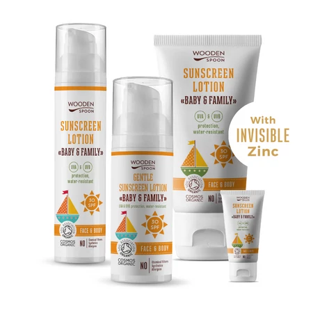 Wooden Spoon Bio naptej és testápoló SPF 30 (150 ml)